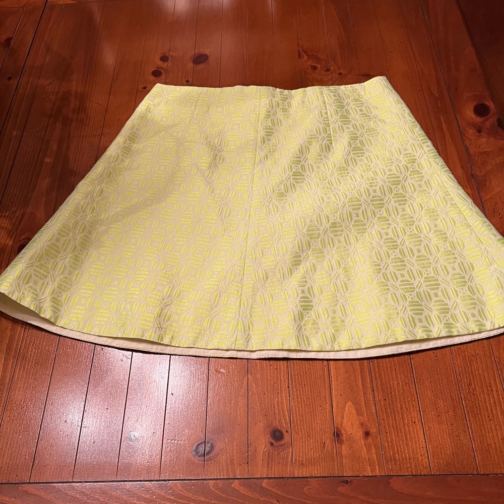 J.Crew Lime Green Mini Skirt
